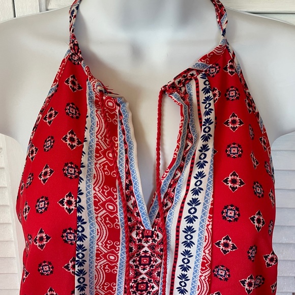 Pink Rebublic Red Boho Tank Size XS - Picture 6 of 10